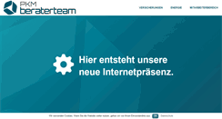 Desktop Screenshot of pkm-beraterteam.de